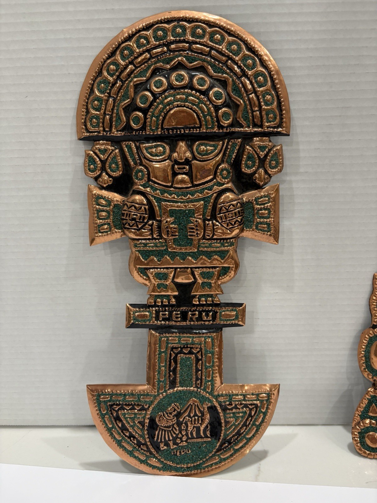 Tumi Copper Incas God wall decoration