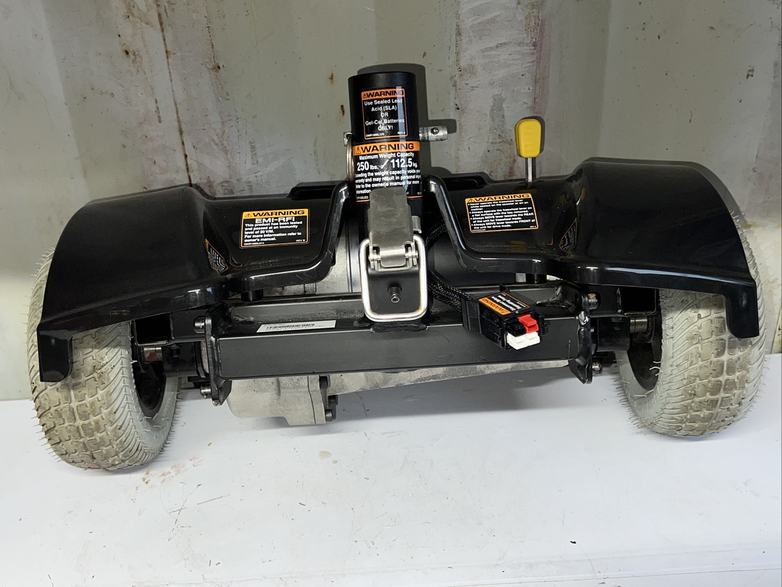 Pride Sonic Mobility Scooter Motor Rear End Half Assembly Frame Wheels Black
