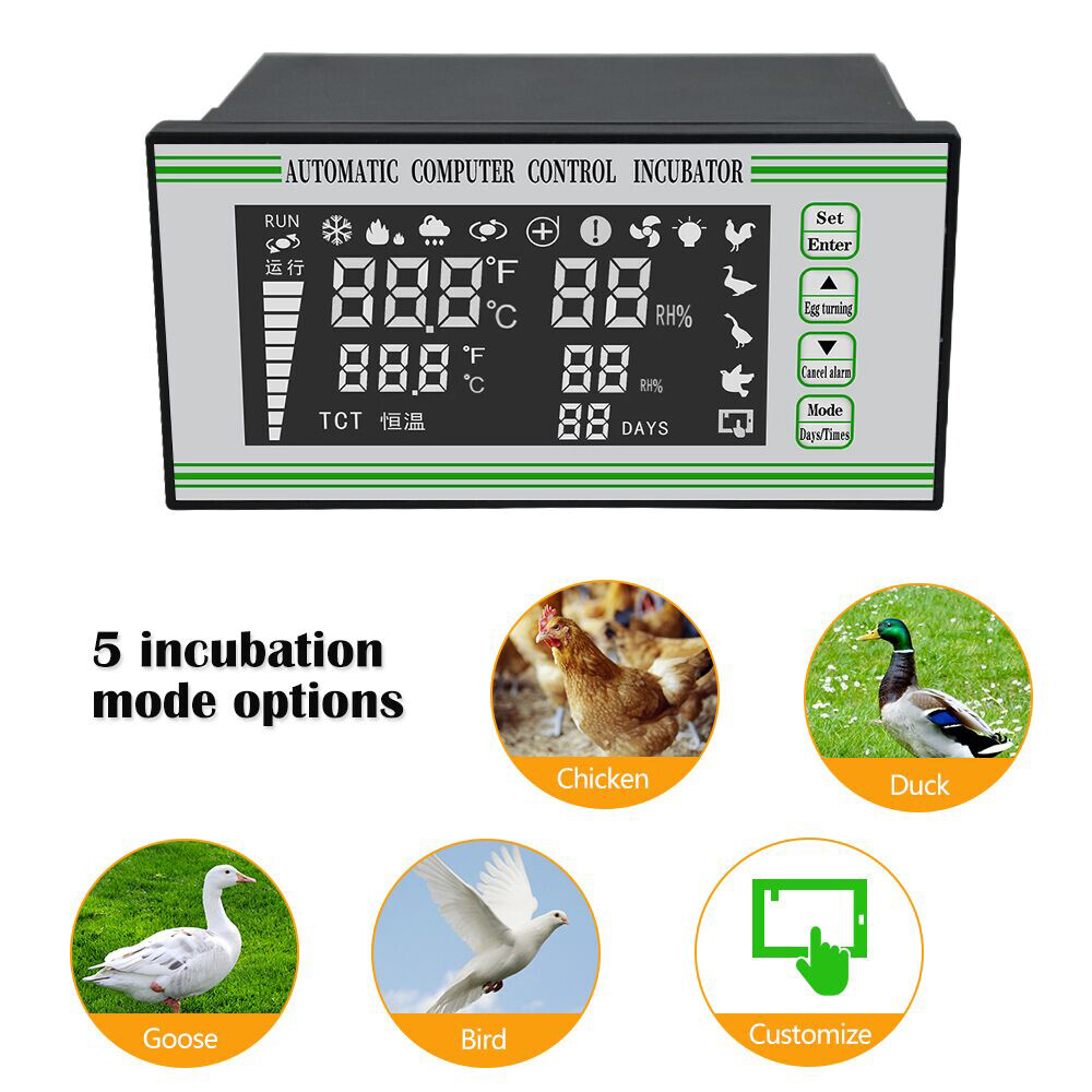 Automatic Egg Incubator Controller XM-18S Thermostat Temperature Humidity Sensor