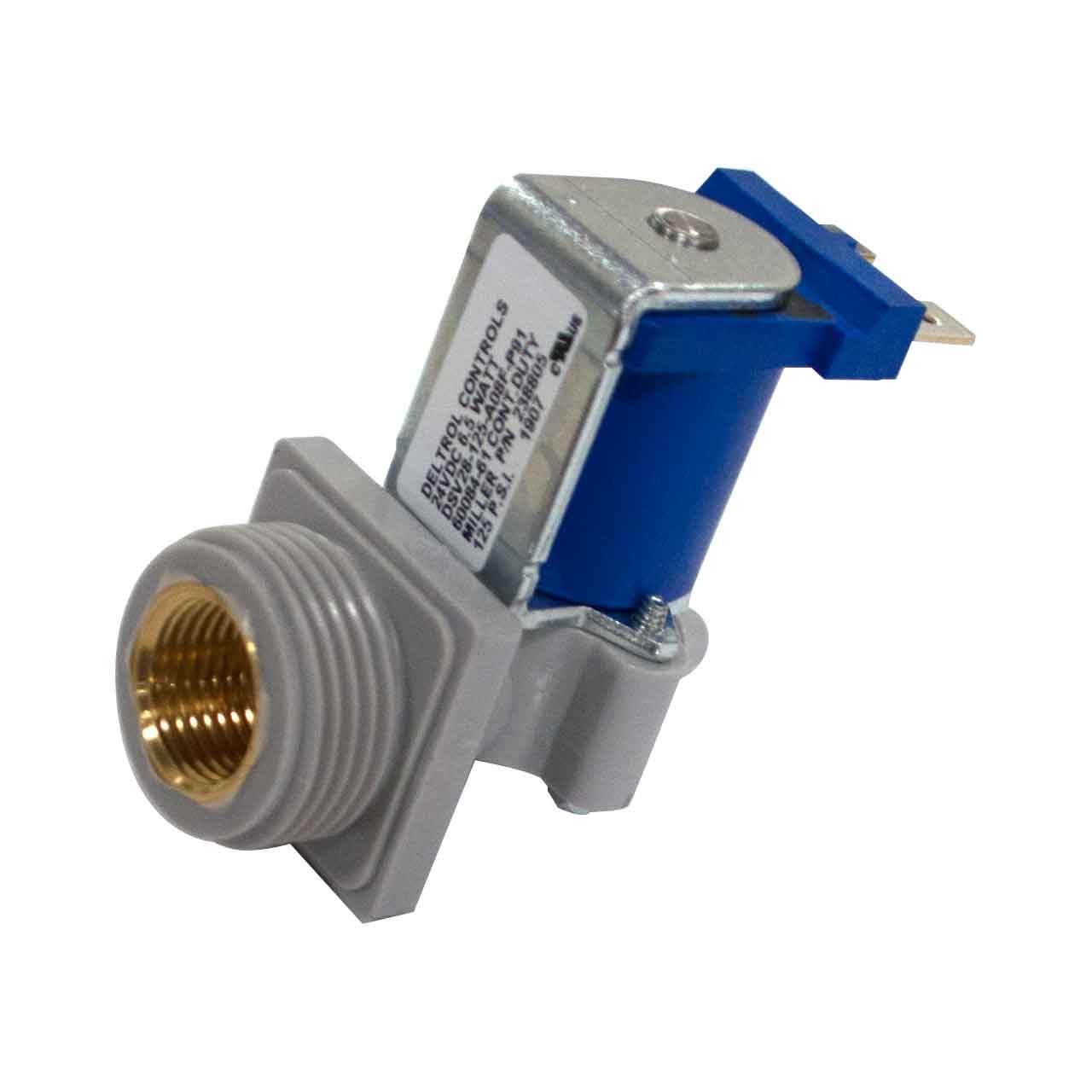 Miller 238805 Valve 24Vdc 2Way 125 Psi Custom Port.054 Orf with Fr