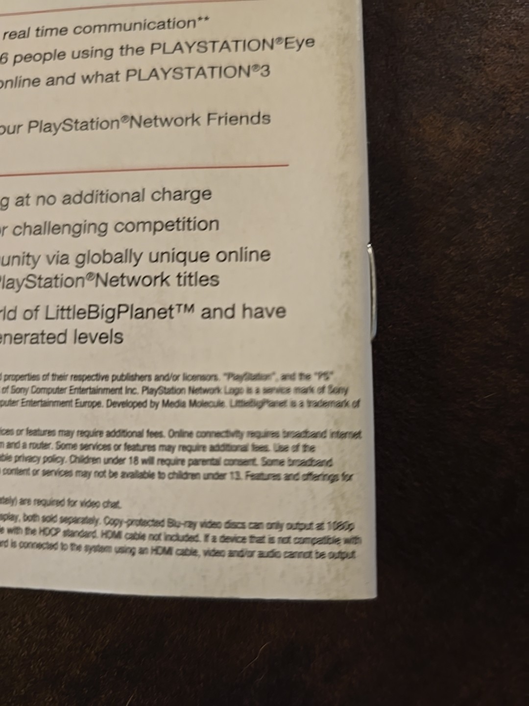 Mag ps3 Manual Only