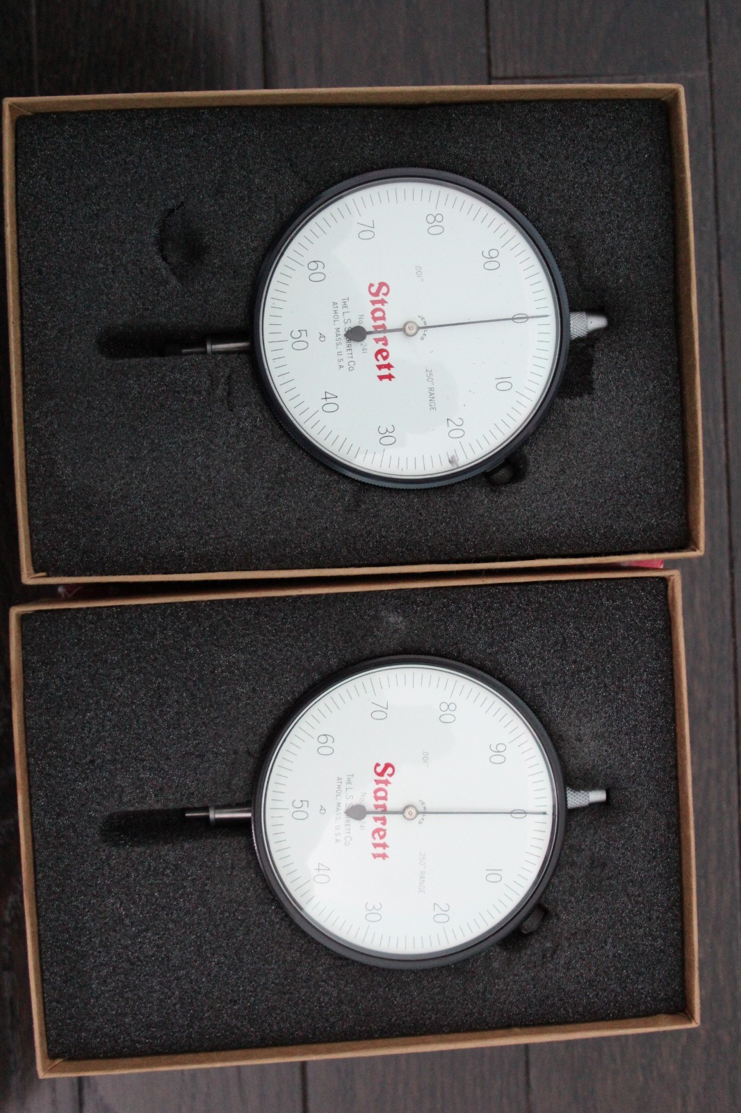Starrett 656-241J Dial Indicator Machinist Gauge | Tested | USA Made