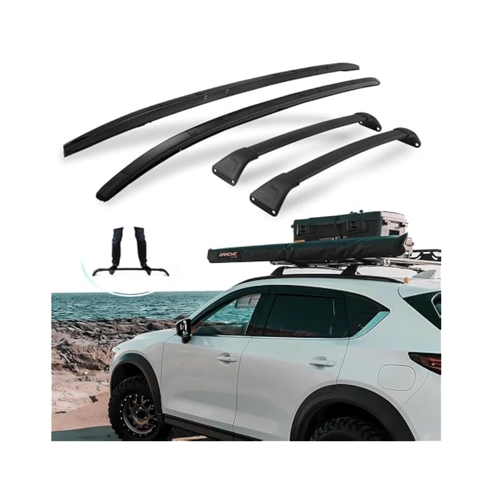 Vehicle Cargo Carrier, Roof Rails & Crossbars, Easy Mount, Secure Transport