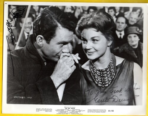 R-CLIFF ROBERTSON/ESTHER WILLIAMS Autograph  Photo FROM THE BIG SHOW