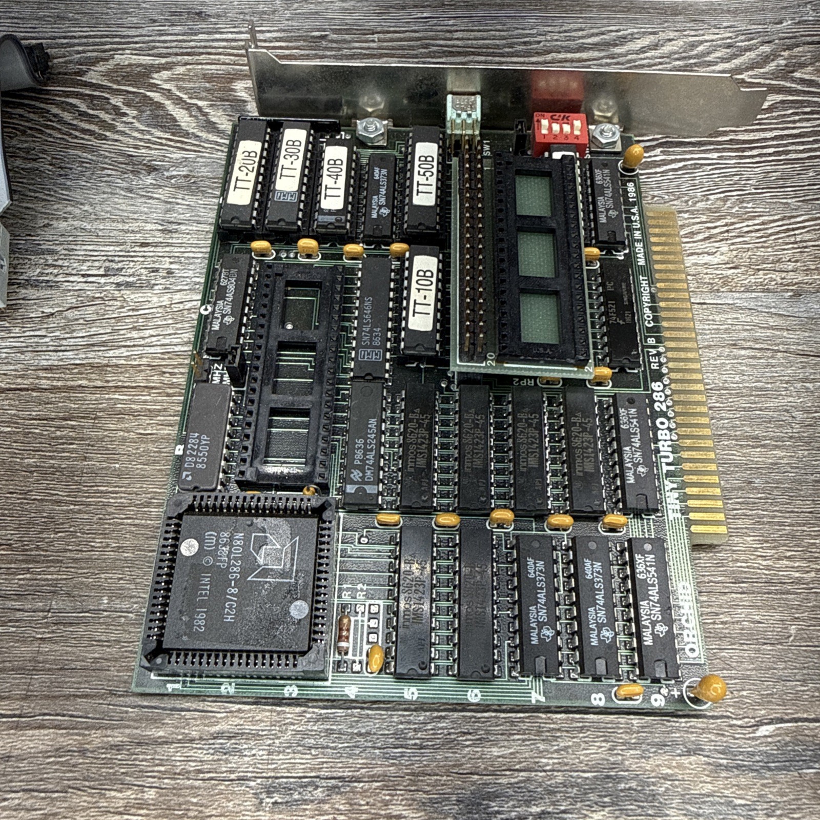 Retro Vintage Orchid Tiny Turbo 286 Accelerator For IBM PCs REV B - Untested