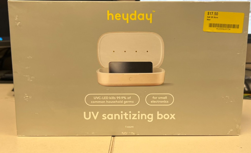 Heyday UV Sanitizing Box UVC-LED For Small Electronics White