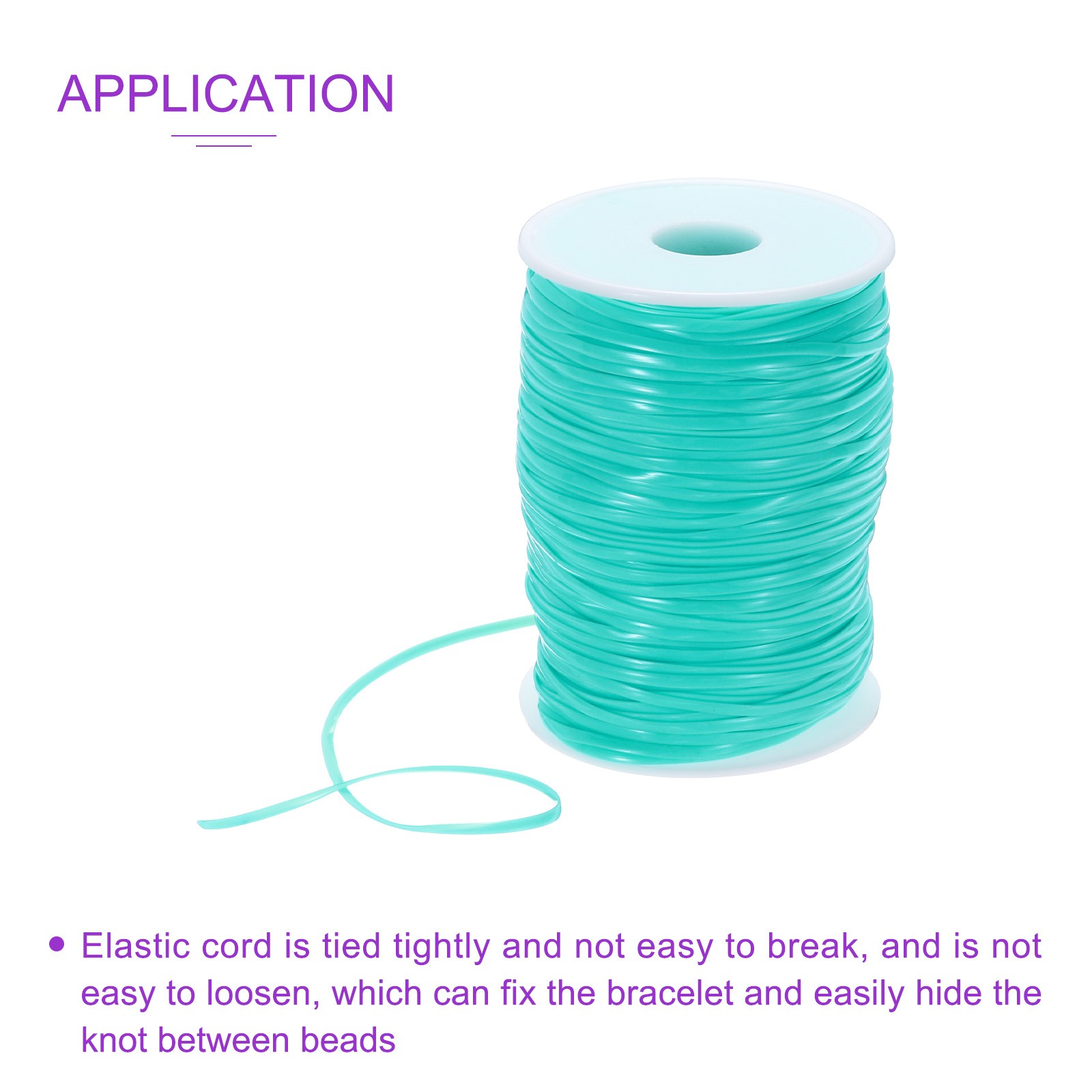 Lanyard String Plastic Lacing Cord String 2.5mm Mint Green Gimp Weaving Kit,92m