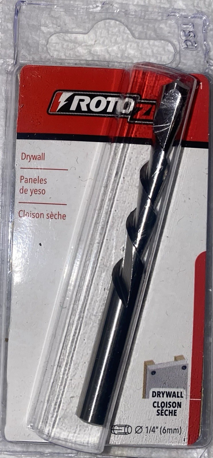 RotoZip WD1, 1/4-in. High Speed Drywall Zip Bit for Window and Door Openings
