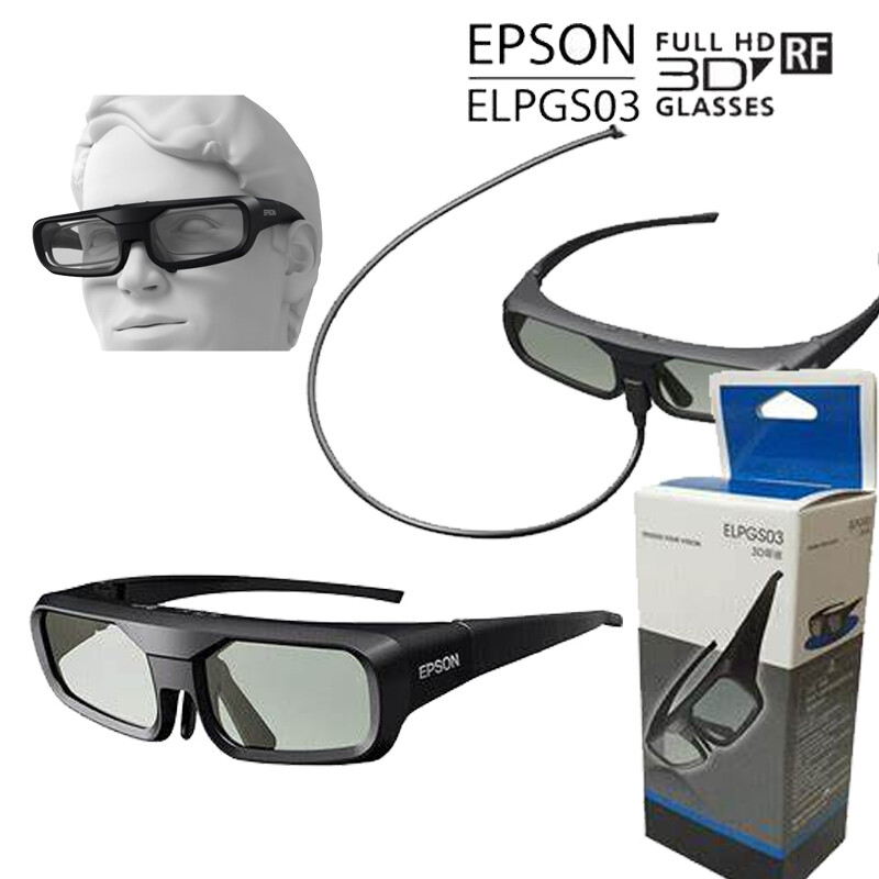 Genuine Epson ELPGS03 RF 3D Glasses for 2000 2030 3020e 5020UBe 5030UBe