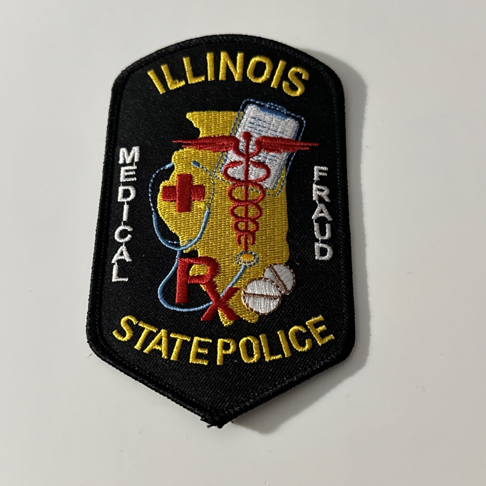 Illinois Medical Fraud State Police ISP Shoulder Patch