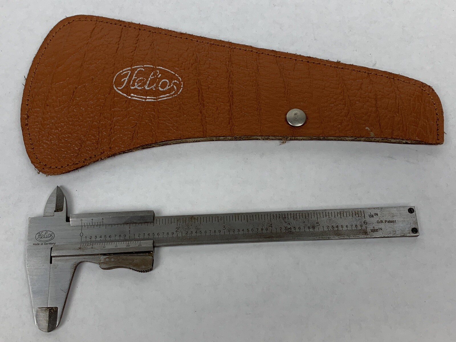 Helios 6” Vernier Caliper Made in Germany With Soft Case (Light Wear)