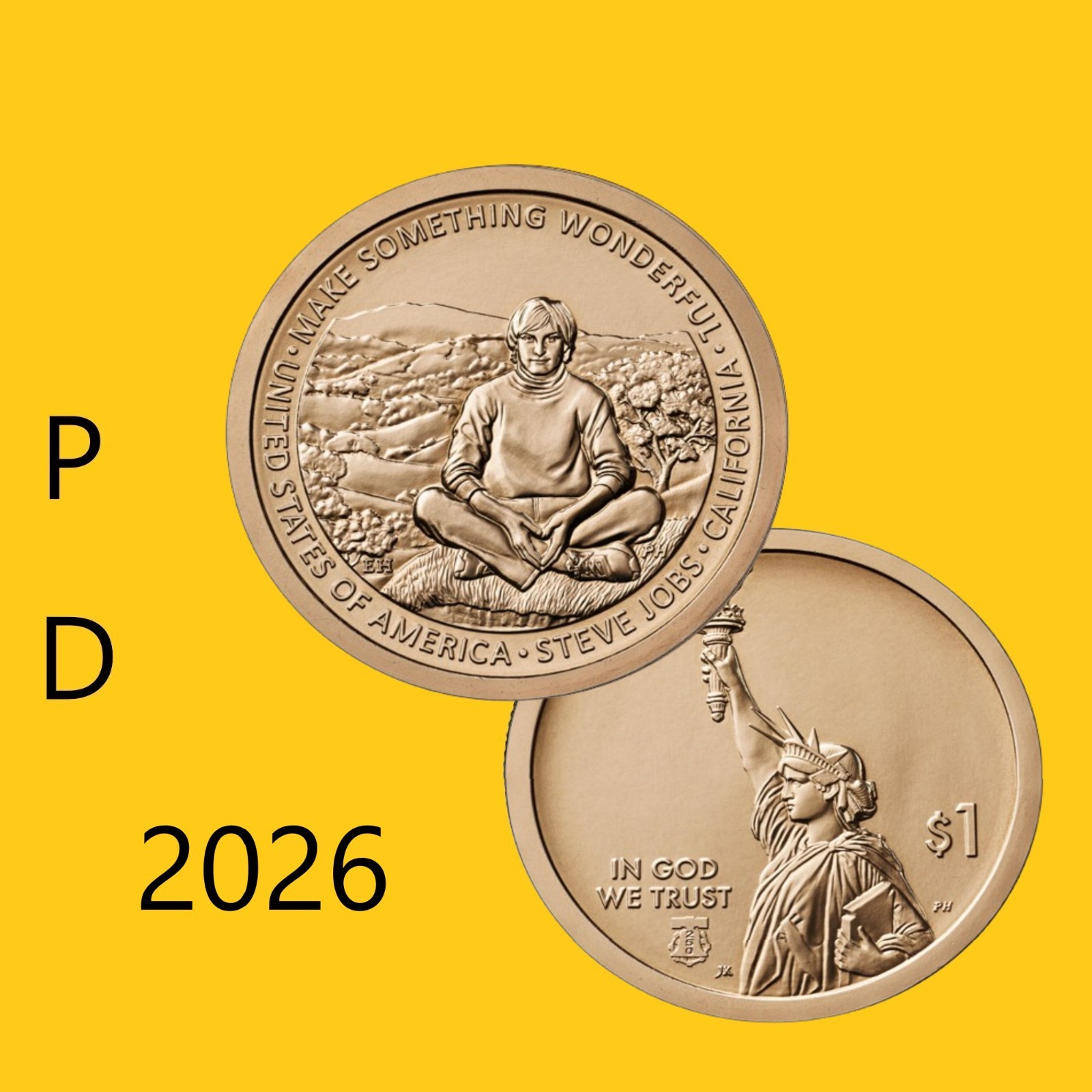 2026 P D (2 Coin) American Innovation Dollar California (CA) (BU)