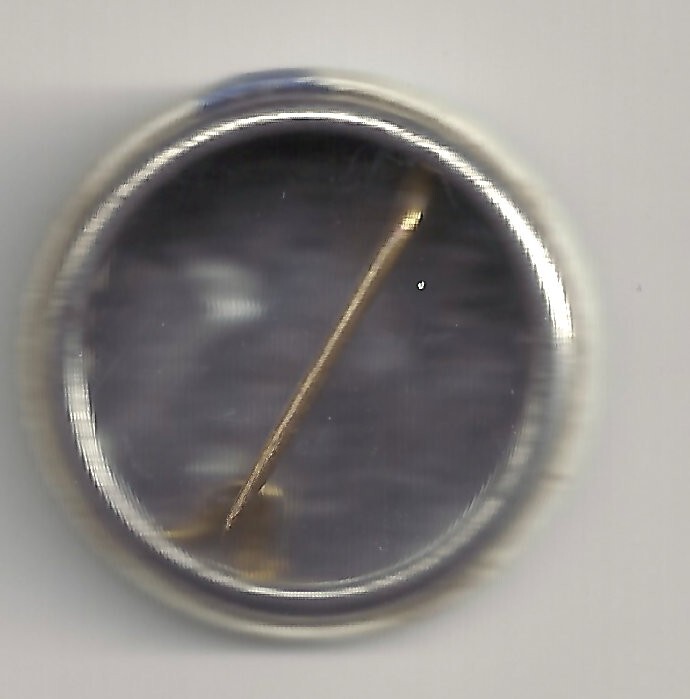 1960's-'70's DOVE PAX Peace Pin Blue on White Version 1"