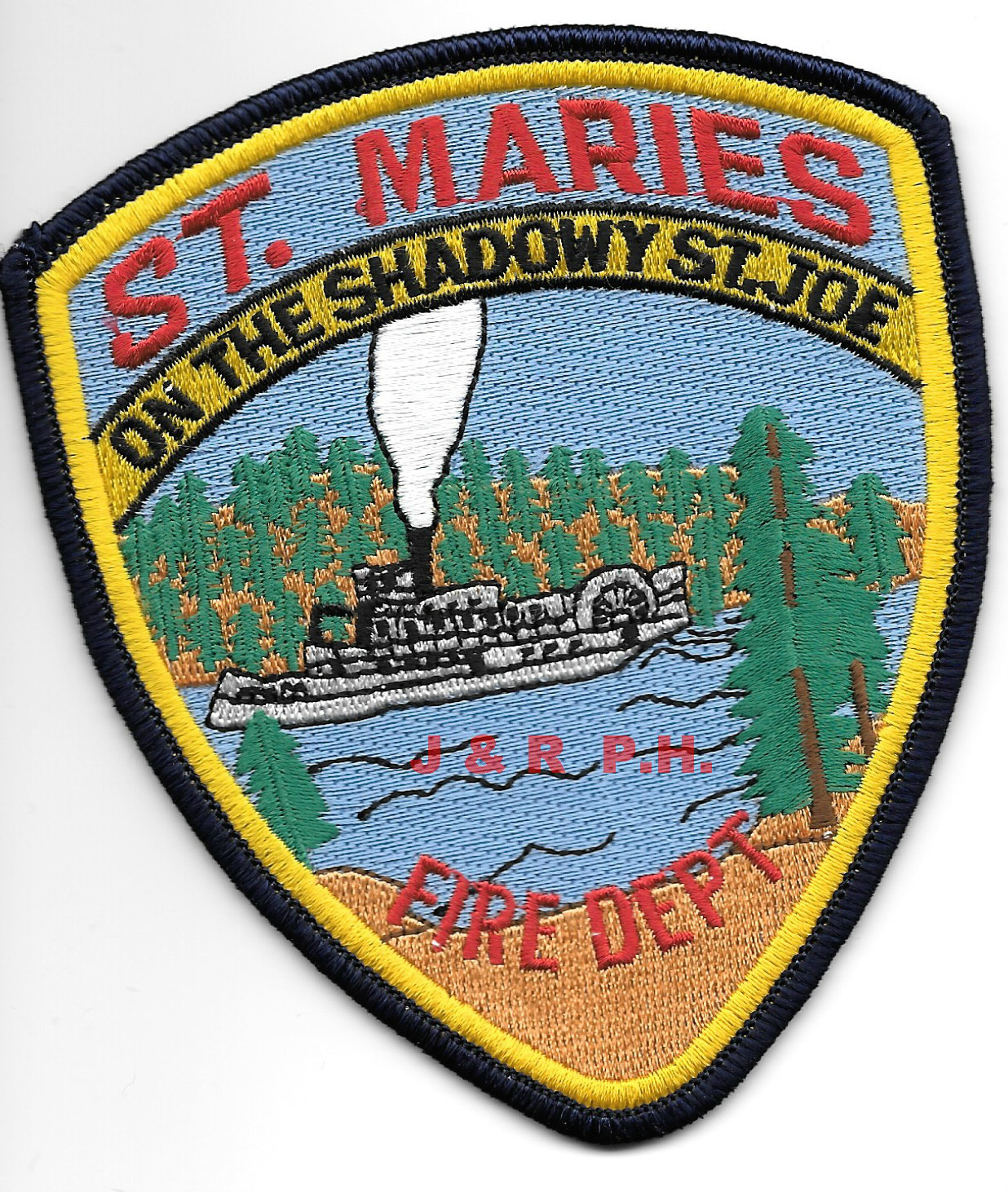 St. Maries, Idaho  "On The Shadowy St. Joe"  (3.75" x 4.5" size) fire patch