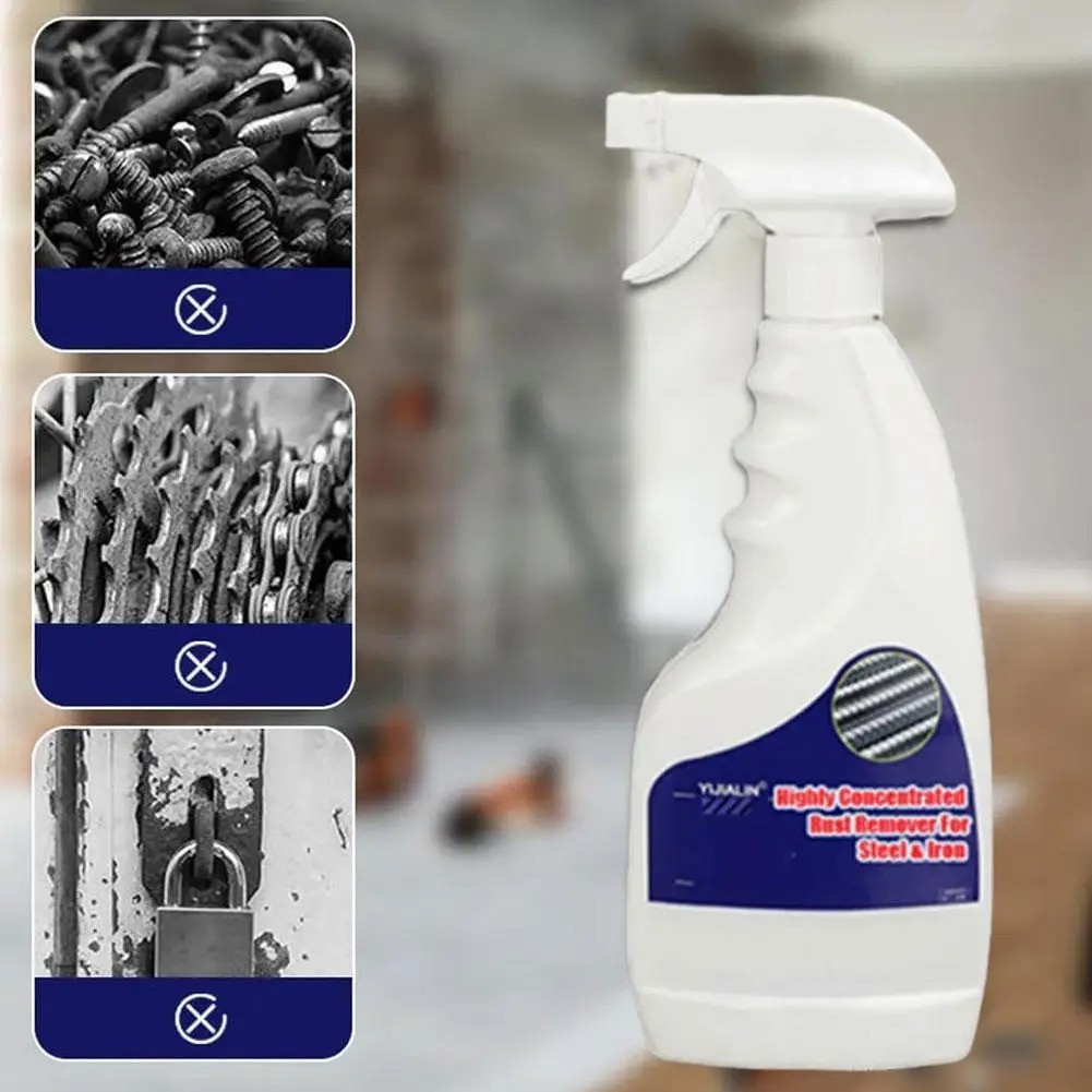 New Heavy Duty Rust Removal for Metal,Multipurpose Rust Remover Spray,Stainless
