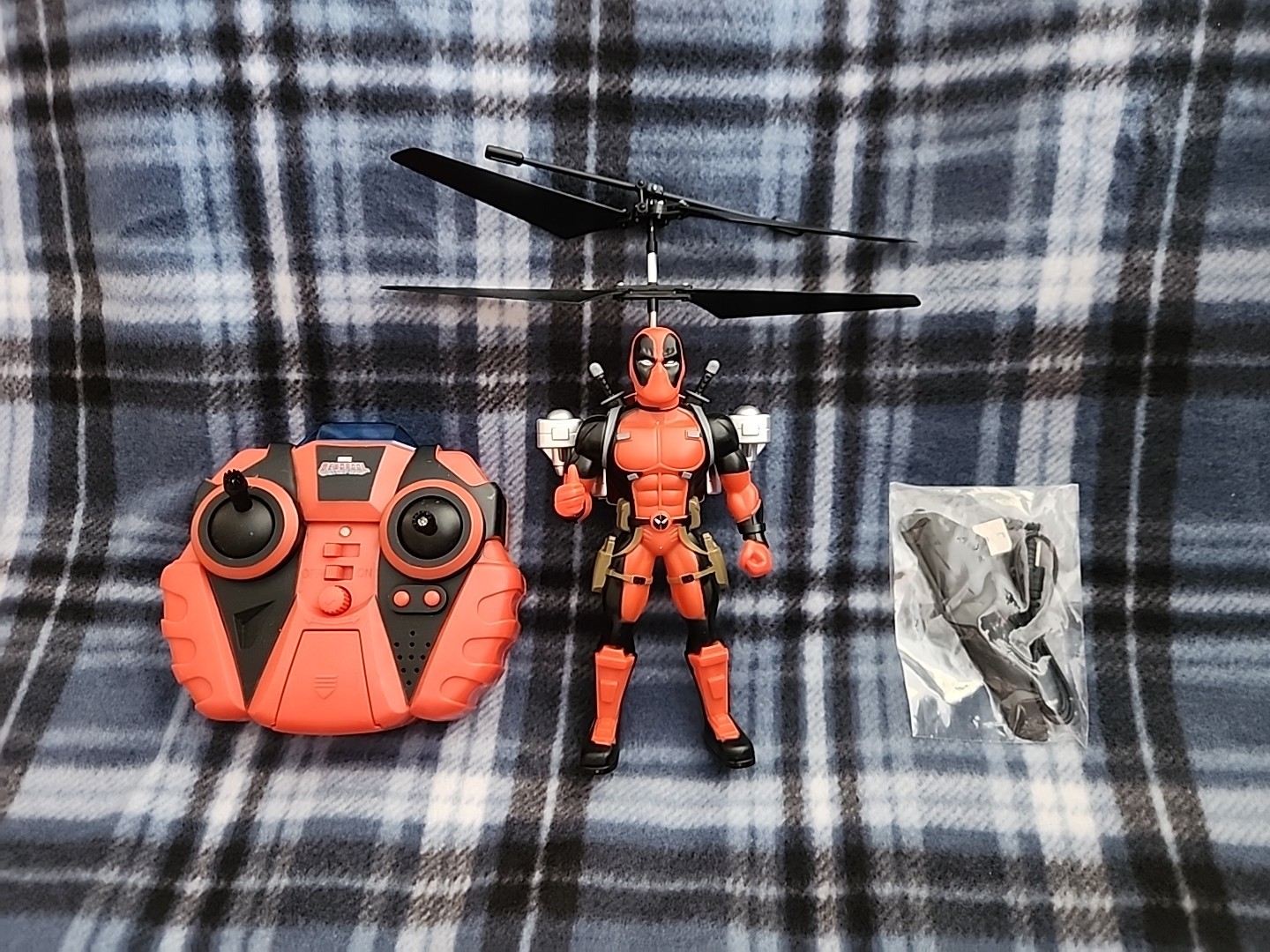 Deadpool Remote Controll Drone Set with Extra Parts Included