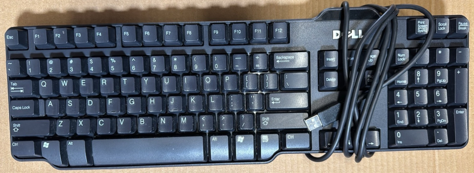 Dell RT7D50 Mechanical Keyboard USB Wired Black - Very Good condition