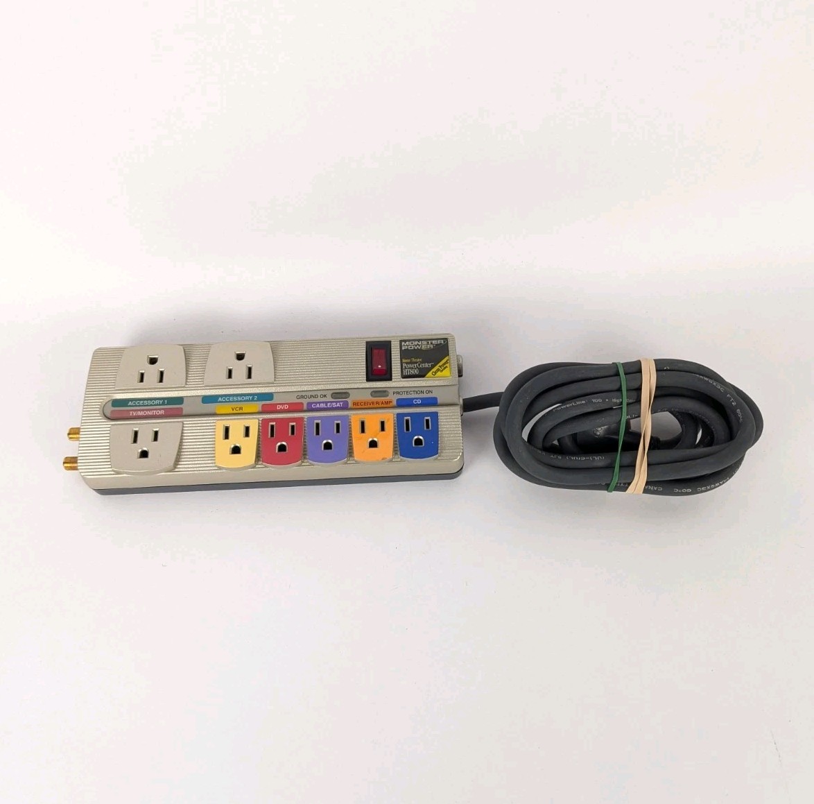 MONSTER Cable Power HT800 Home Theatre  Power Center Surge Protector TESTED