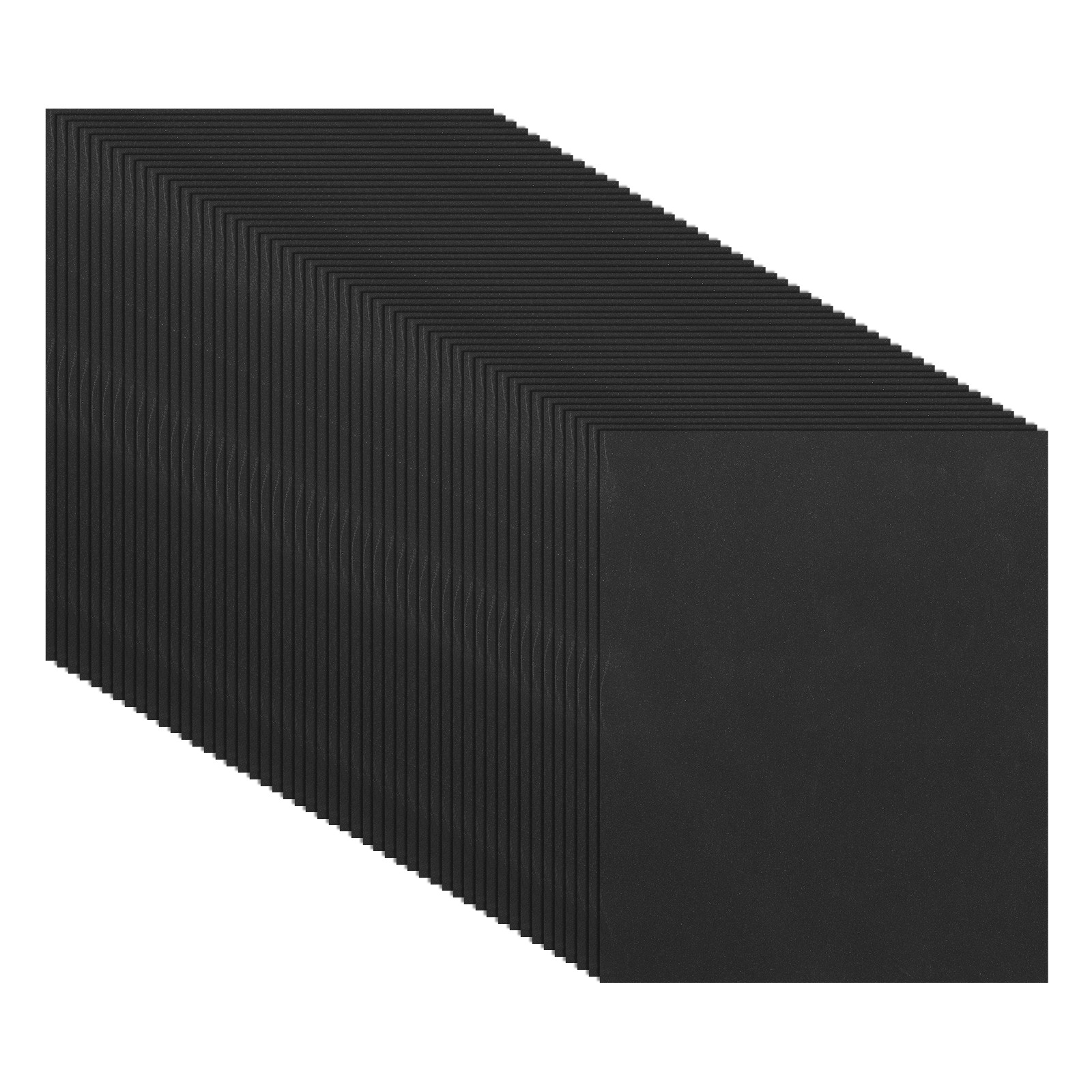 50 Pack 9" x 11" Sandpaper, 2500 Grit Sand Paper for Wood Furniture