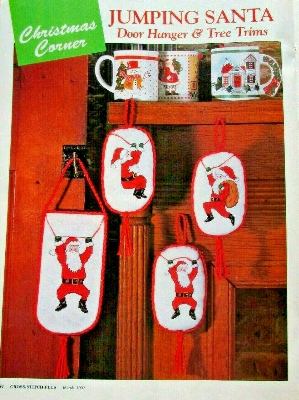 Jumping Santas Spring Tulips Practice Random Kindness CROSS STITCH PATTERNS