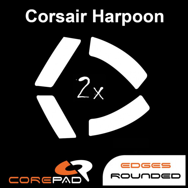 Corepad Skatez Corsair Harpoon replacement mouse feet Hyperglides Hyperglide Teflon