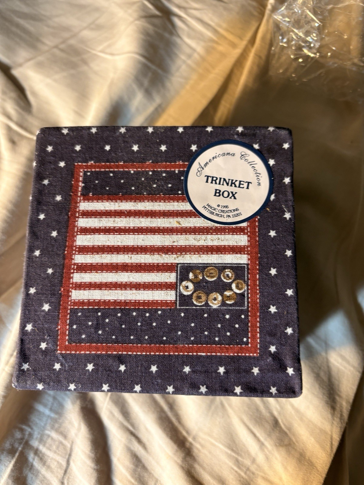 americana collection Trinket Box 2 Set