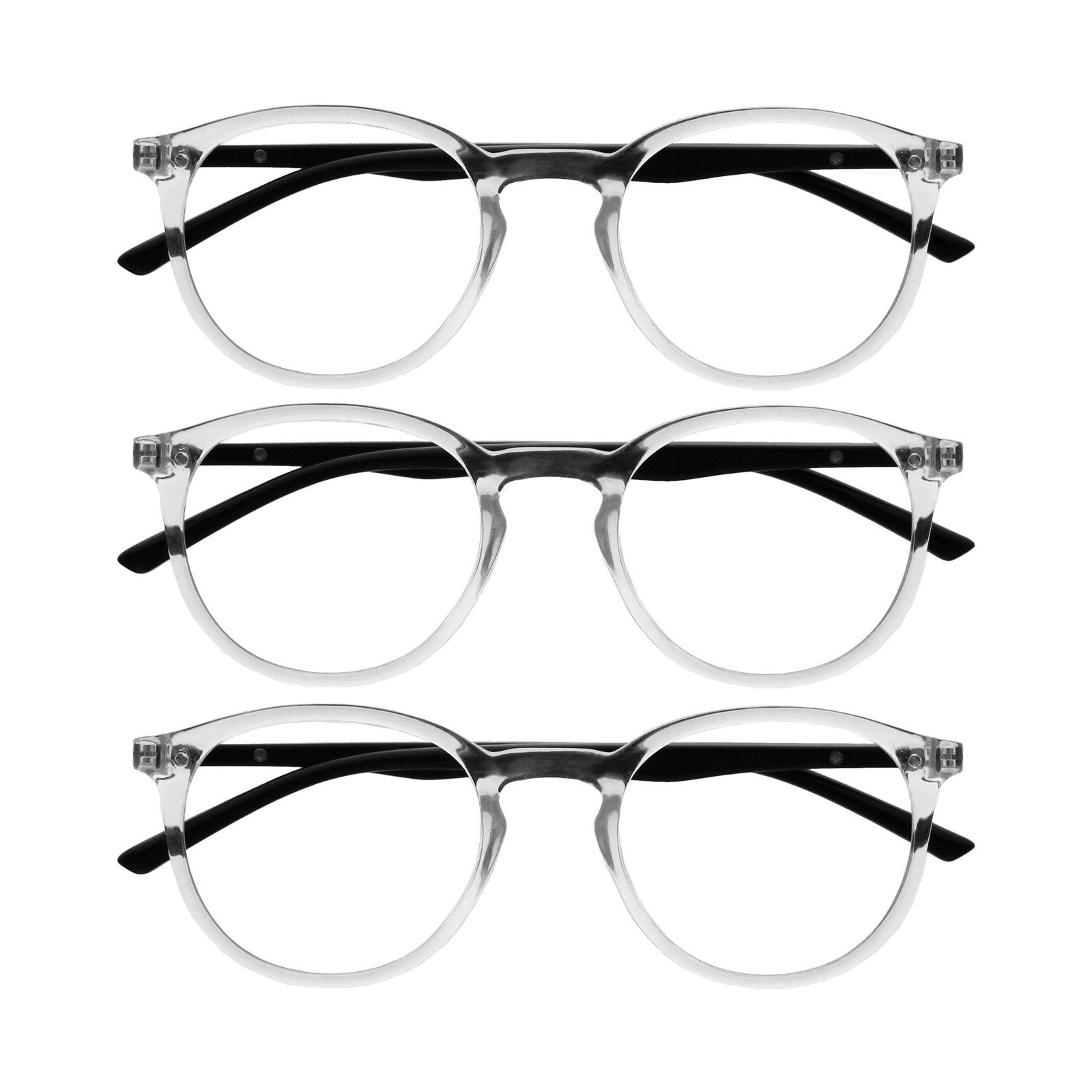 OPULIZE MET Blue Light Blocking Reading Glasses for Women Men, Slim Round Fra...
