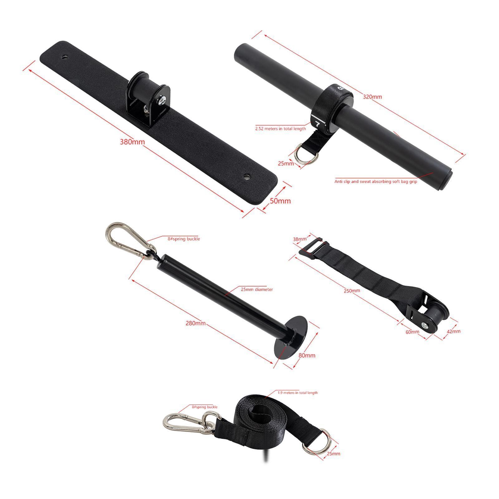 Forearm Wrist Roller Train Set Arm Strength Exerciser Forearm Blaster Roller