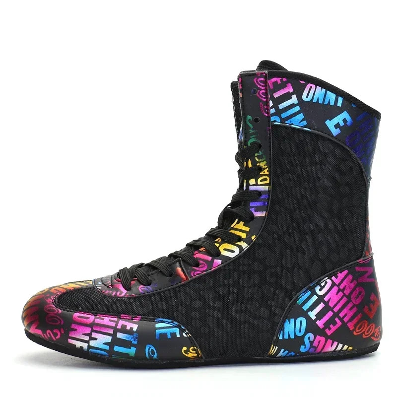 Men Wrestling Shoes Light Weight Boxing Footwears Luxury Anti Slip Sneakers