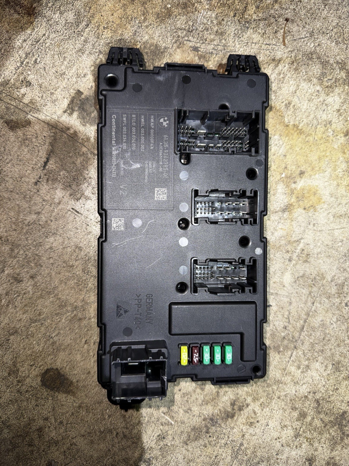 BMW OEM Power Distribution Module Fuse Box – Continental – Genuine – Used