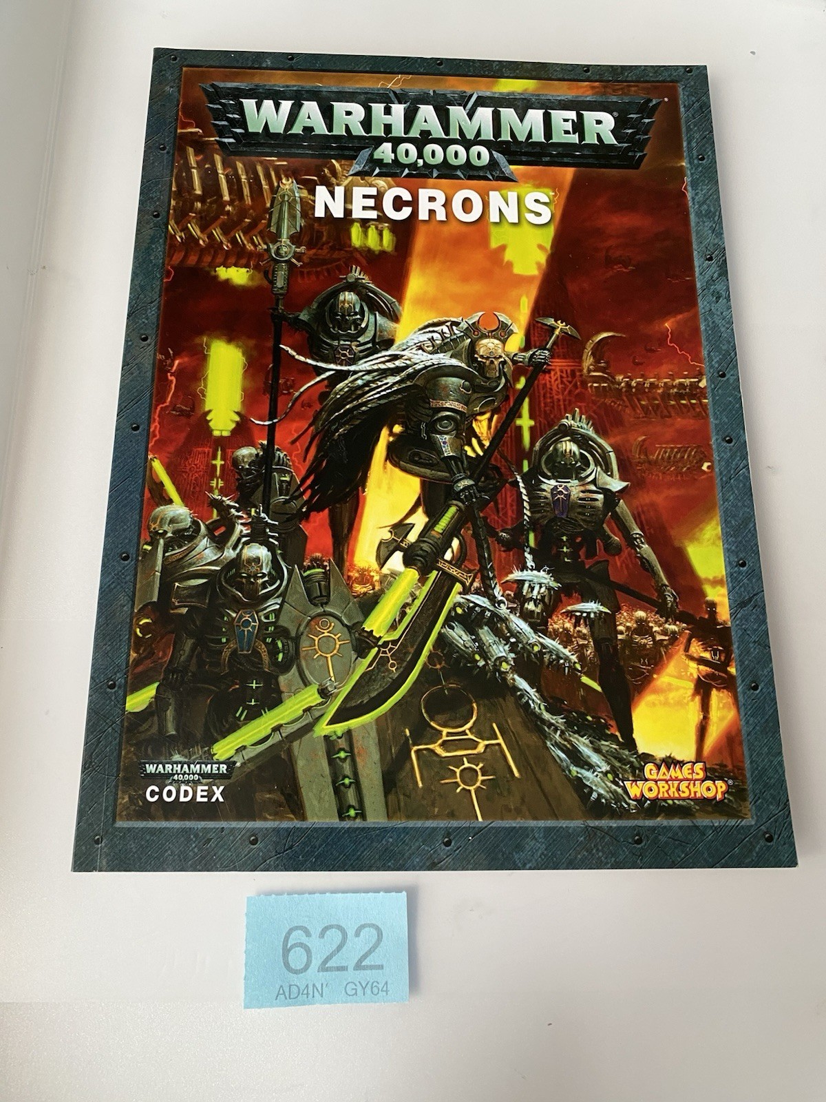 40k 5th Ed, Necrons Codex, OOP Softcover Book, Excellent Condition