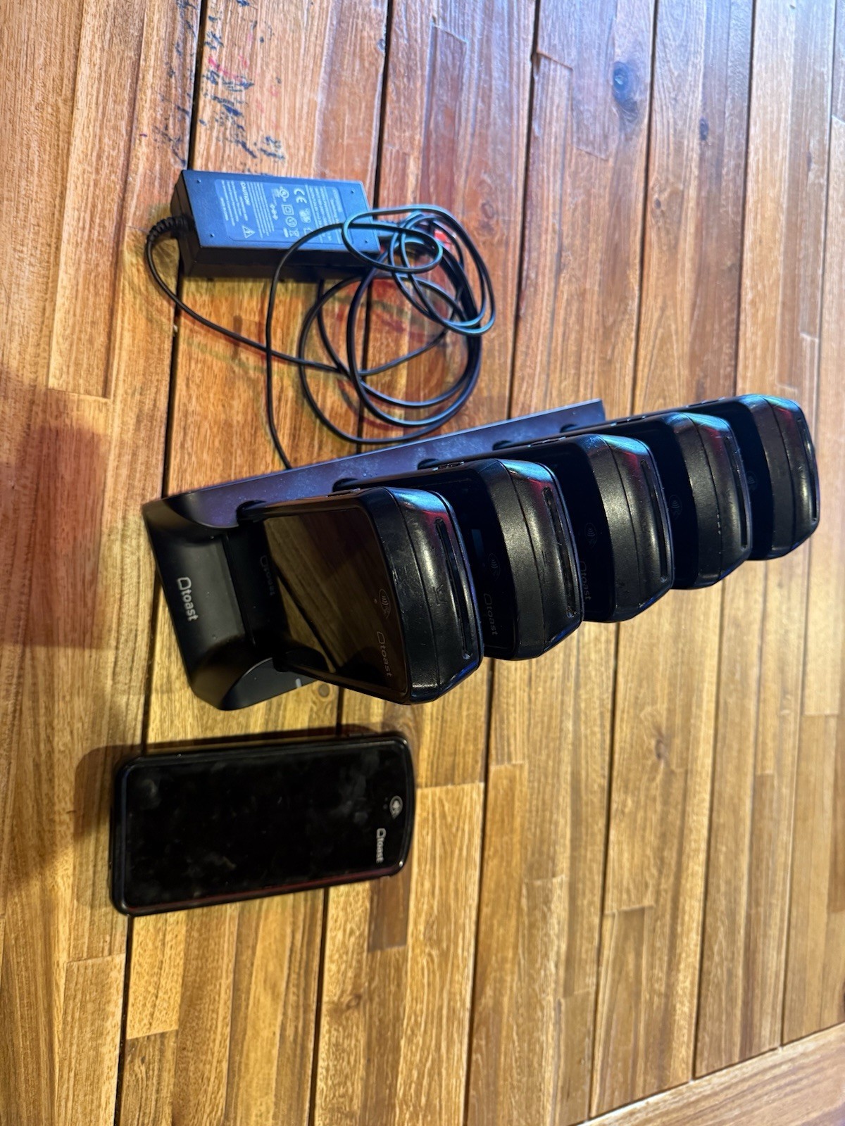 Toast POS Touchscreen Terminal w/ 6 Handhelds, Multi-Bay Dock, Adapter