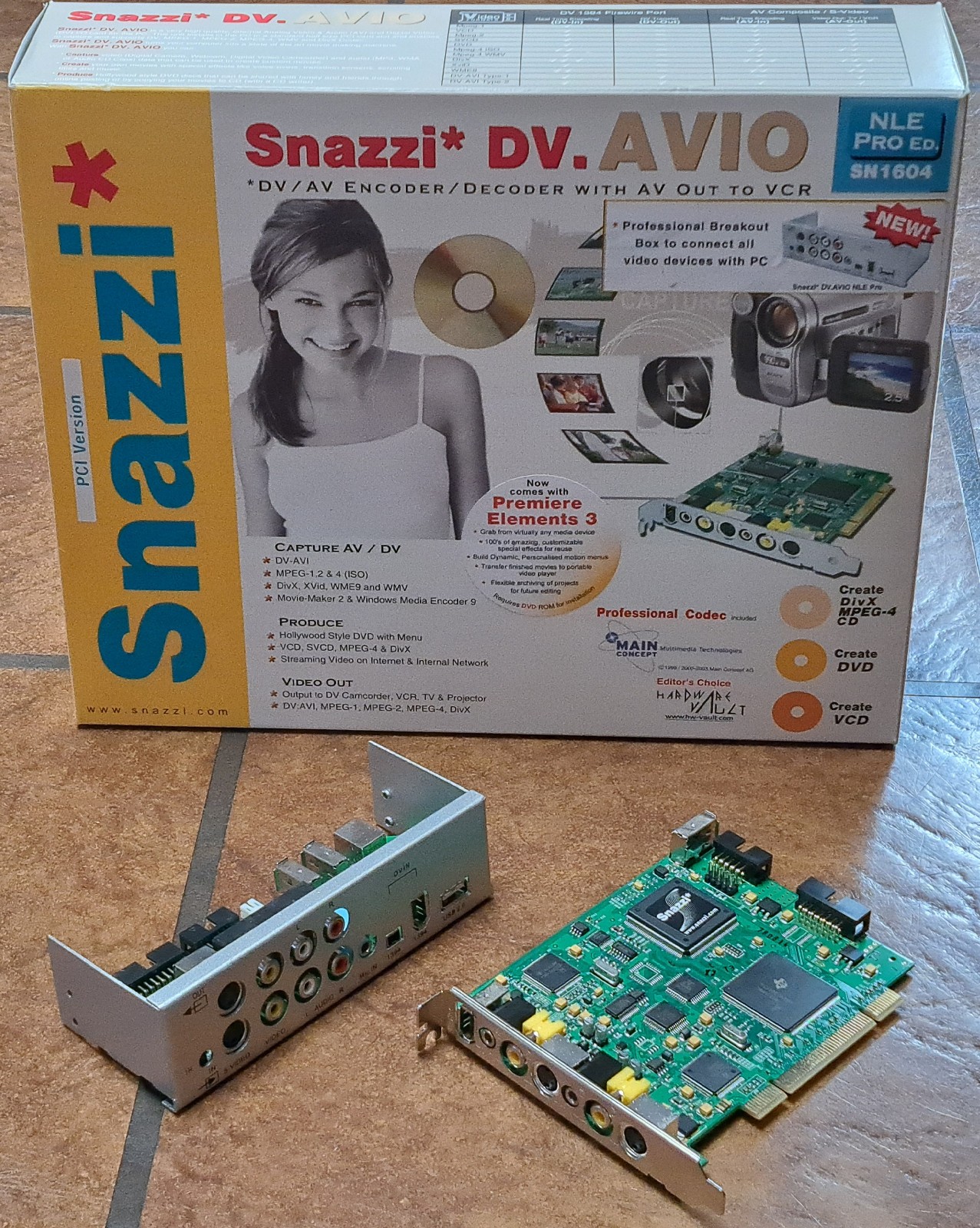 NEW! Unopened. Video Capture & Editing Kit. Snazzi* SN1604. Includes everything!