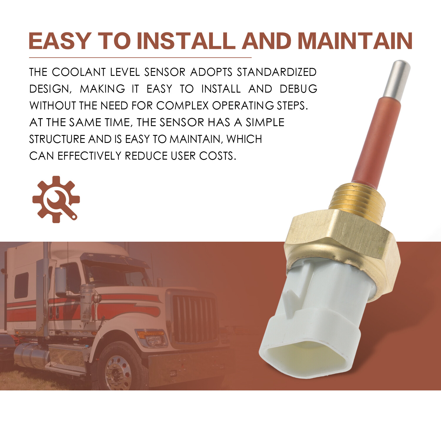 Coolant Level Sensor Replacement Fit for Multiple Models International 4019236C3