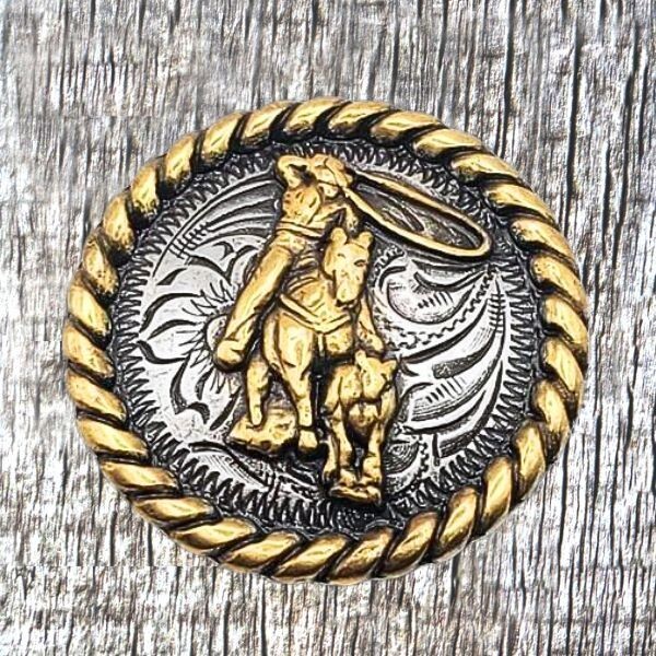 Western Rodeo Calf Roper Concho CON988