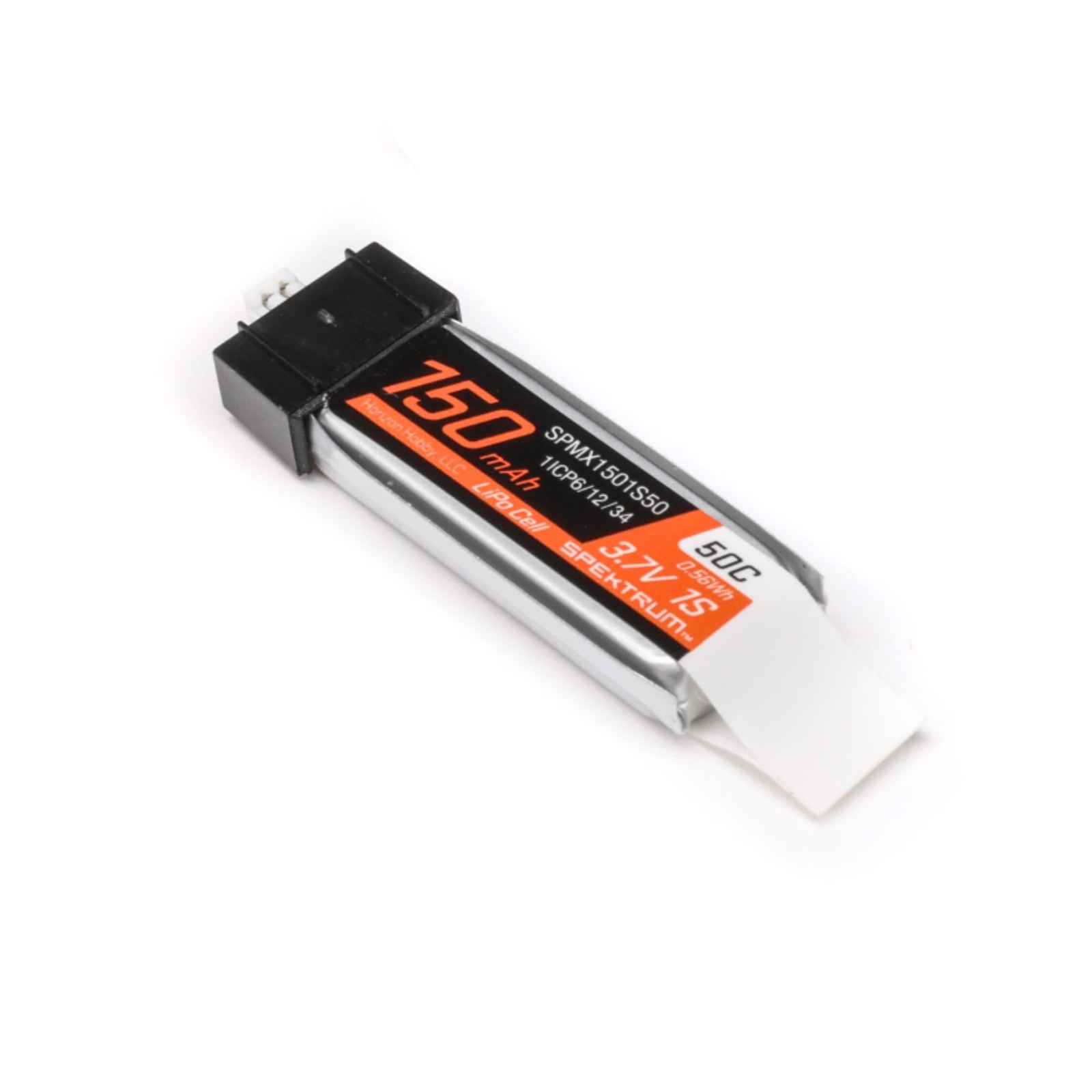 Spektrum Accessories 3.7V 150mAh 1S 50C LiPo 4.63 inches, Multicoloured