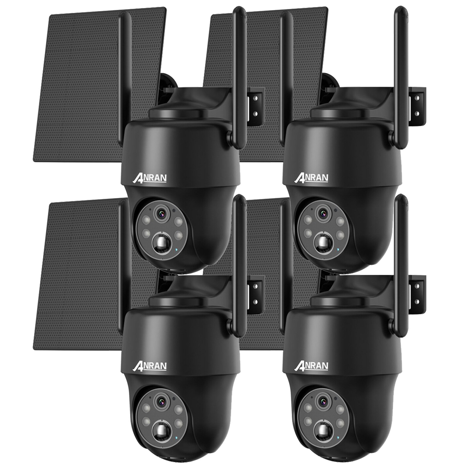 ANRAN 4G LTE Cellular Security Camera Solar Wireless with SIM Card & Home IP65