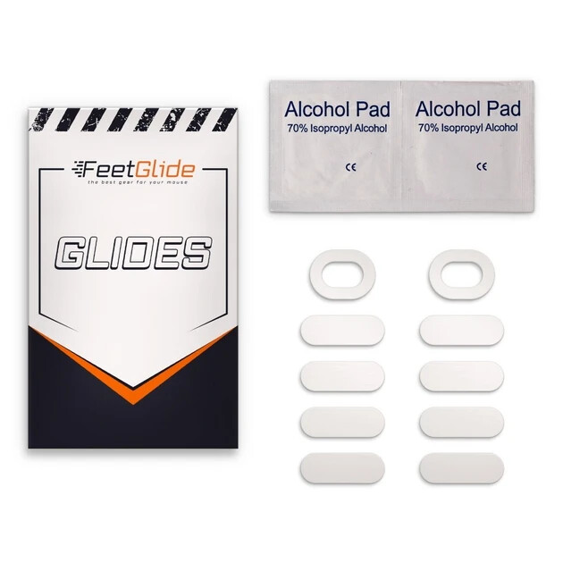 FeetGlide Skates for HyperX Pulsefire Haste 2/ Haste 2 Mini / Haste 2 Core/ Fuse