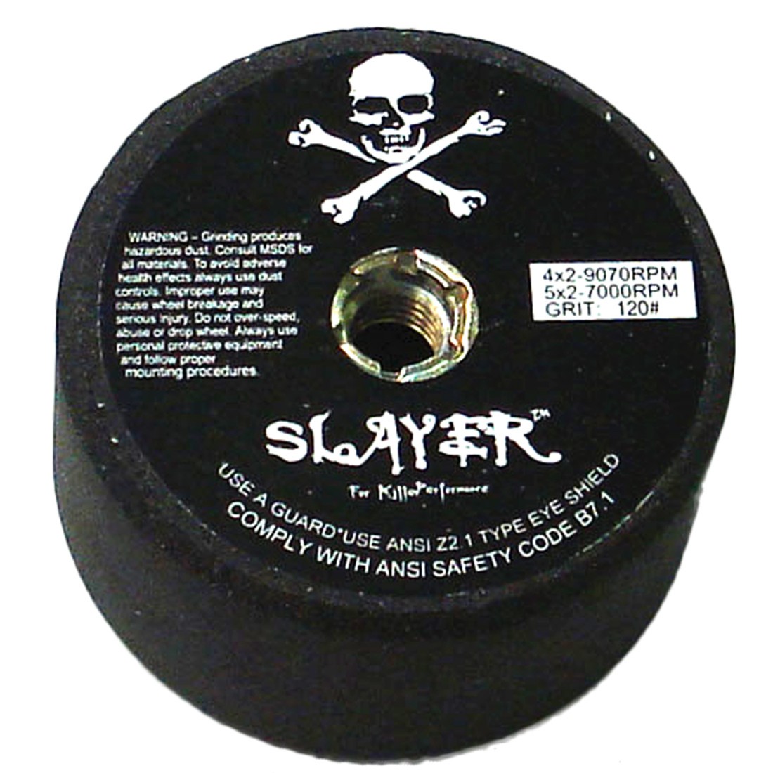4 Inch x 120 Grit Slayer Silicon Carbide Stone Cup