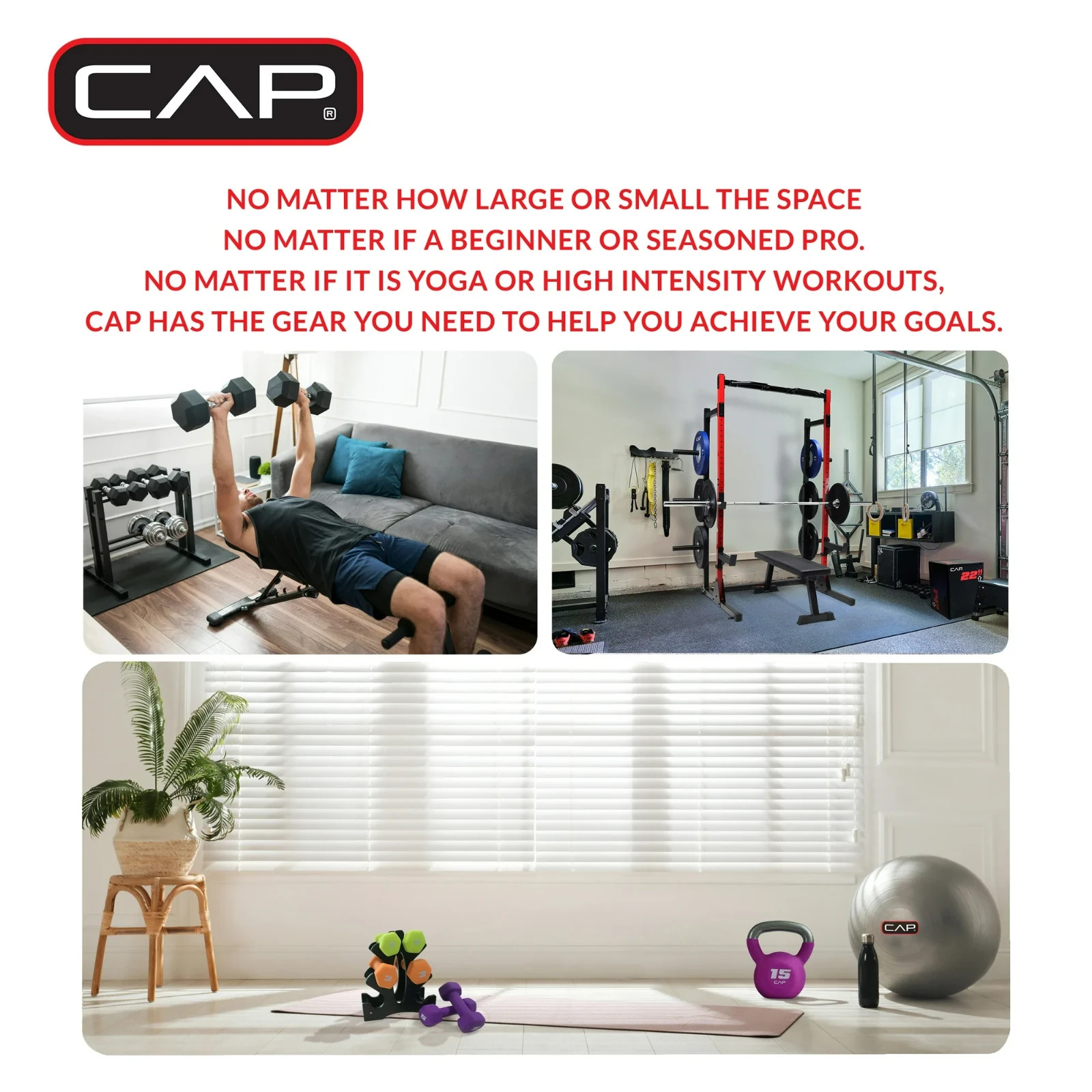 CAP Barbell Olympic Weight Bar, 6 Ft.