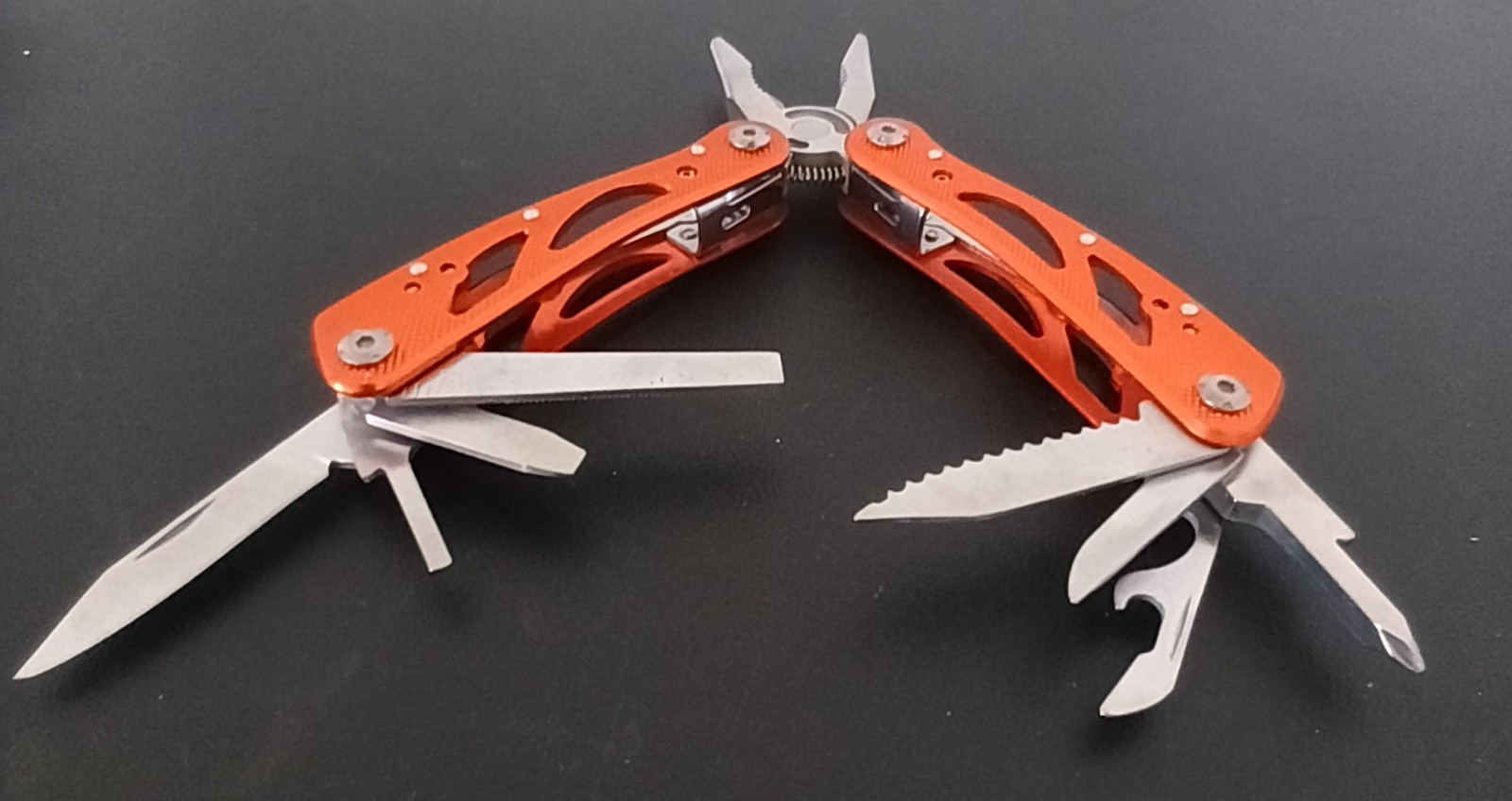 Quality Durable Stainless Steel -Orange Multi Tool.