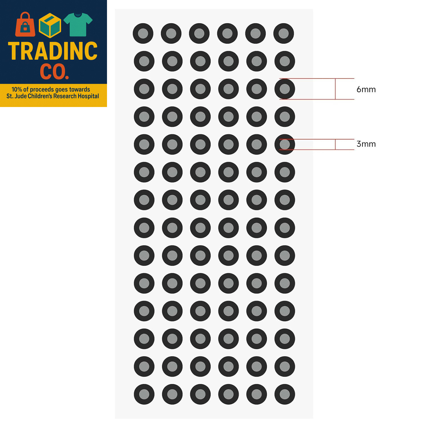 Official 3.0 Mm 3D Scanning Marker for 3D Scanner, 3D Tracking Dot Reference Poi
