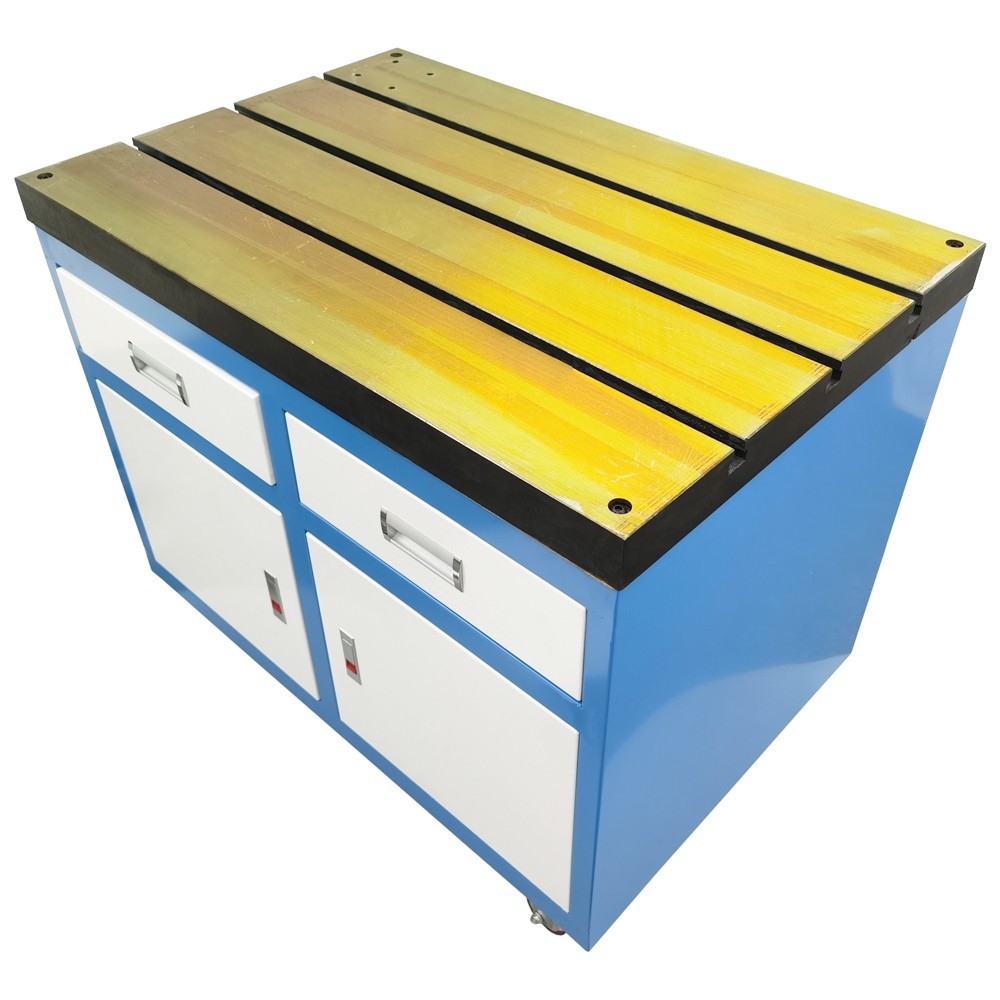 Tapping Machine Table T-slot Workbench with Drawers for Tapping Machine Series