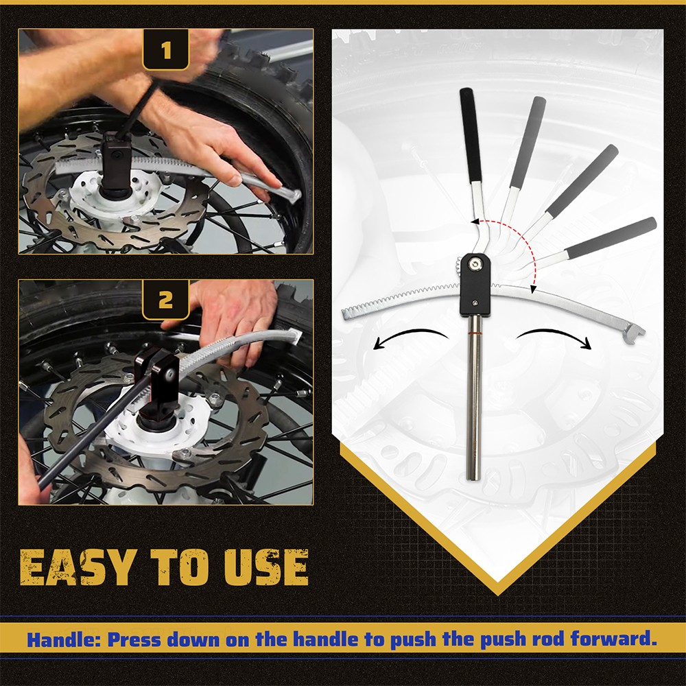 Dirt Bike Tire Mount Tool Kit Portable Foldable for 16-21 Inch Wheels