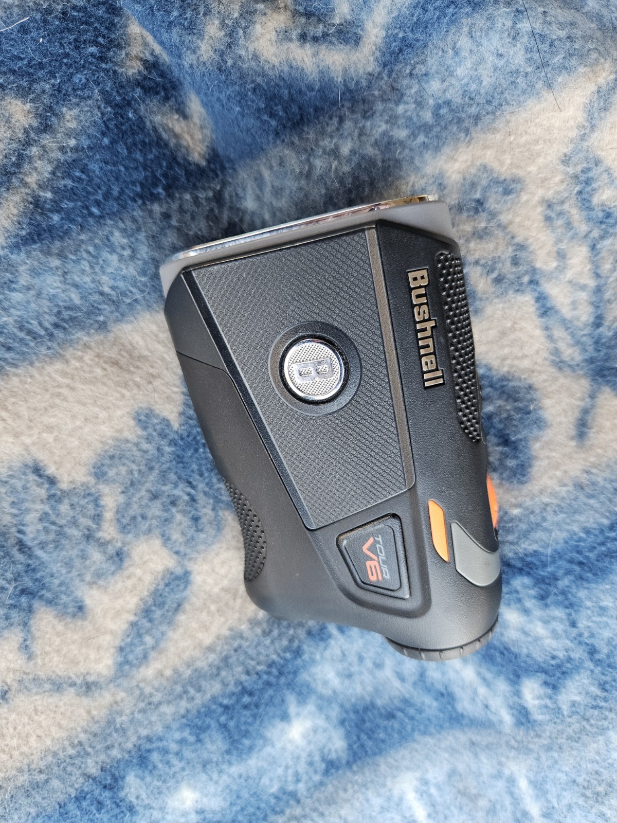 Bushnell Tour V6 Golf Laser Rangefinder w/ BITE Magnetic Mount, Black/Gray