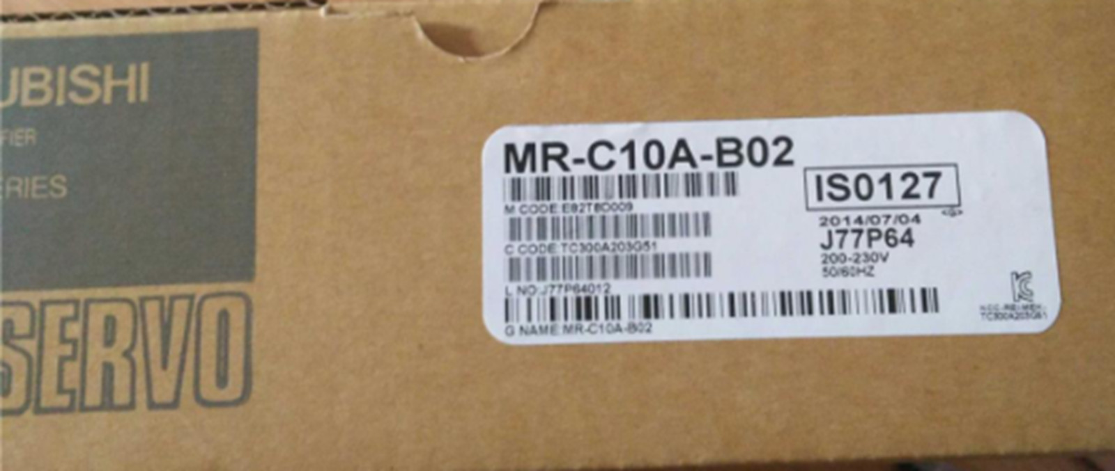 NEW MITSUBISHI MR-C10A-B02 AC Servo Drive