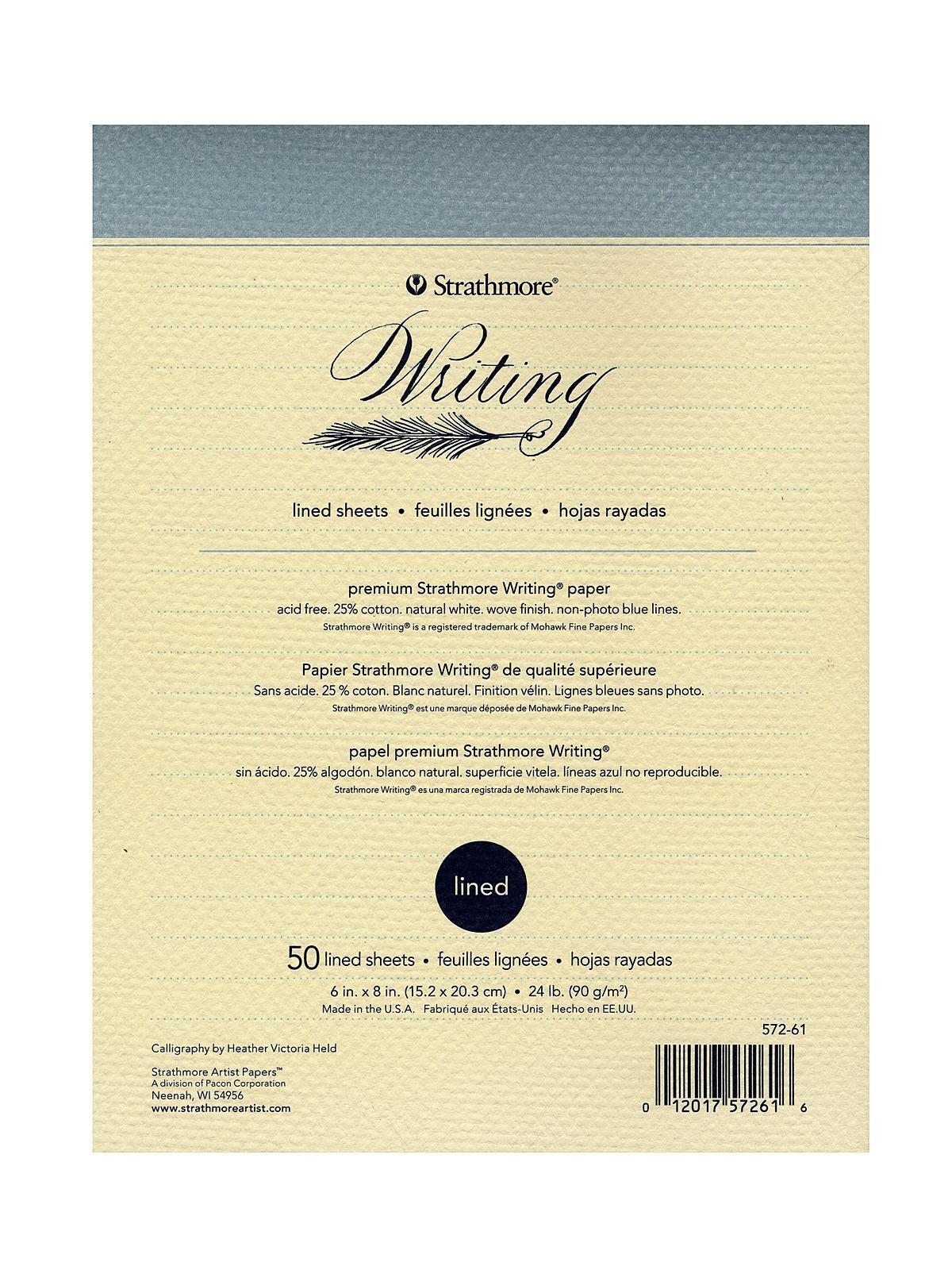 Strathmore Writing Lined Pads