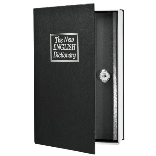 Barska AX11680 Large 9X6 Dictionary Key Lockable Hollow Stash Book Faux Hideaway