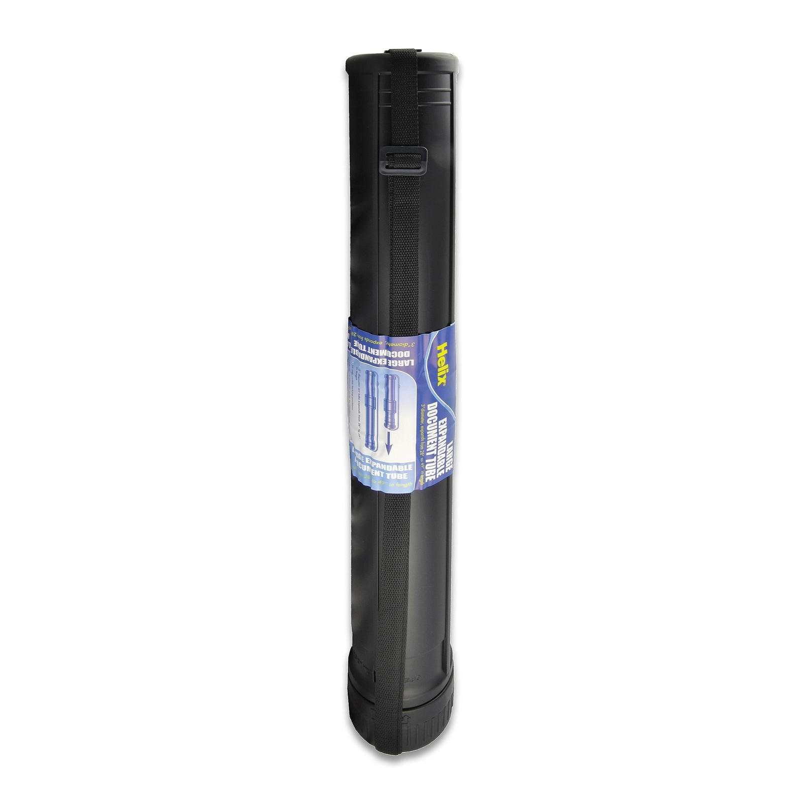 Helix - Large Expanding Document Tube - Water and Light Resistant - 3in Diame...