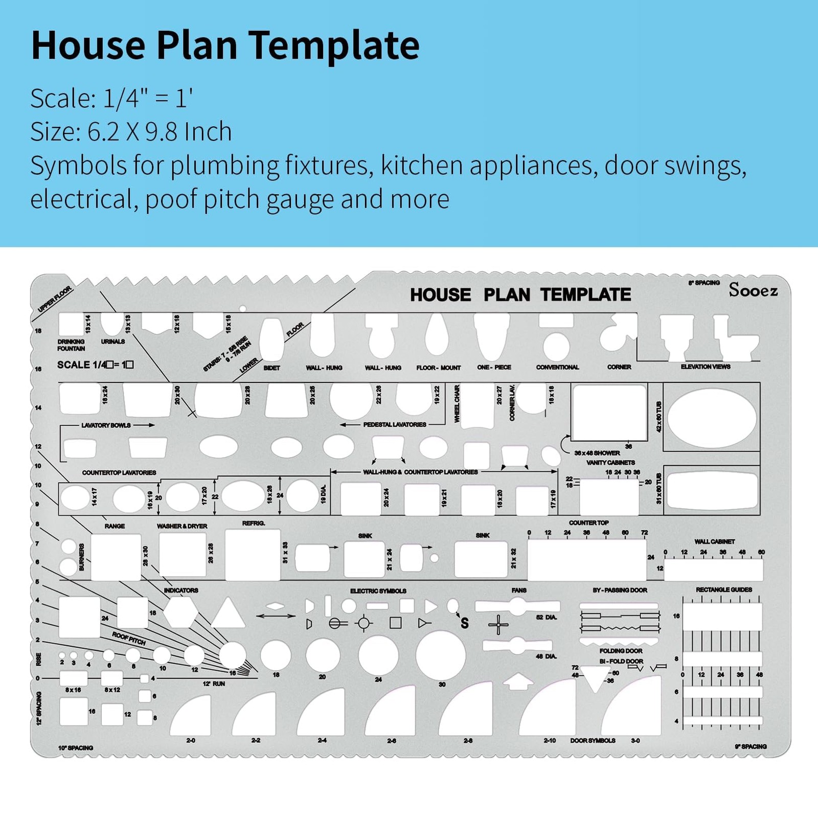 Sooez Architectural Templates, House Plan Template, Interior Design Yellow